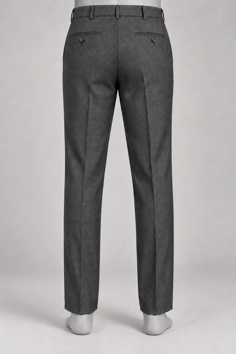 The Potomac Darker Mid Gray Wool Trouser