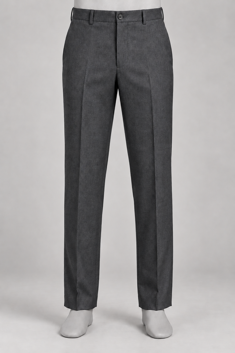 The Potomac Darker Mid Gray Wool Trouser