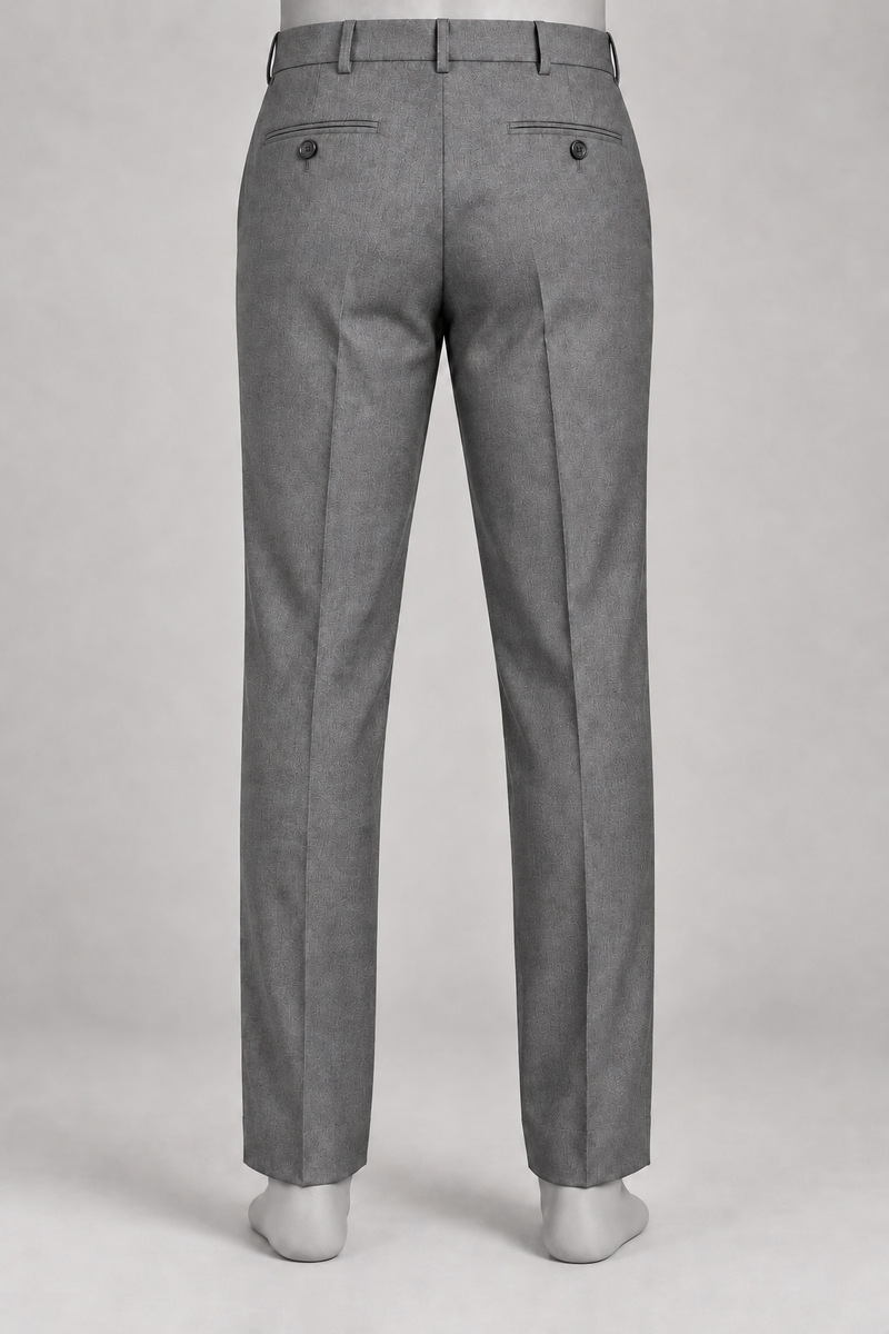 The Potomac Lighter Mid Gray Wool Trouser