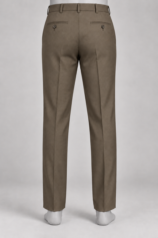 The Potomac Taupe Khaki Wool Trouser