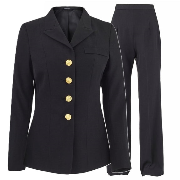 Women Navy Dress Blue Uniform Set with Pants Nate Woodard Women Navy Dress Blue Uniform Set with Pants Nate Woodard