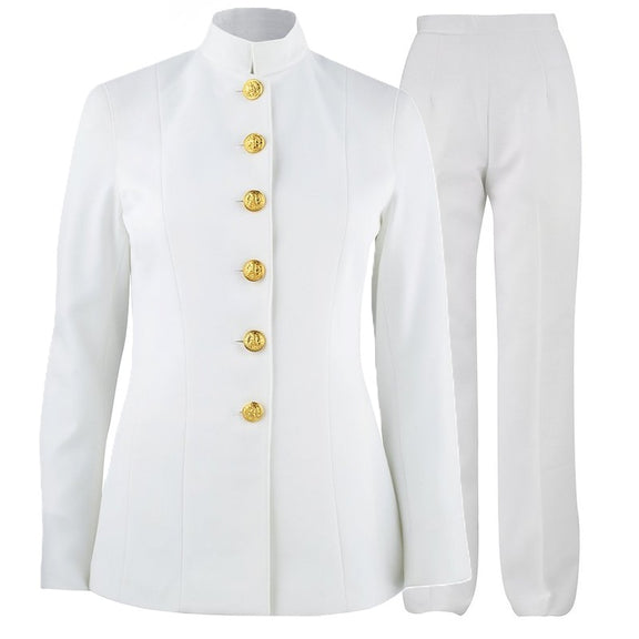 Navy Women Service Dress White Uniform Set W Pant – Nate Woodard Navy Women Service Dress White Uniform Set W Pant – Nate Woodard