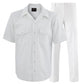 Navy Men's Summer White Uniform Set