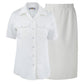 Navy Women's Summer White Uniform Set w/Skirt