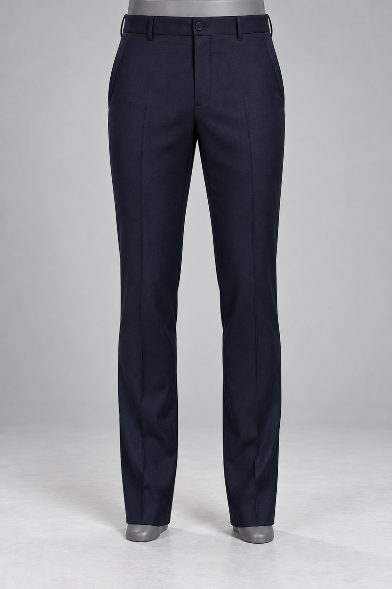 The Potomac Black Wool Trouser