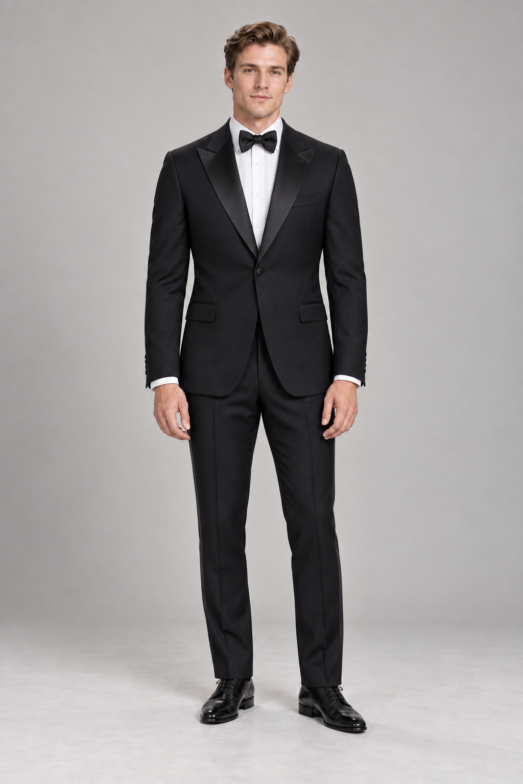 The Rockwell Black Tie Tuxedo