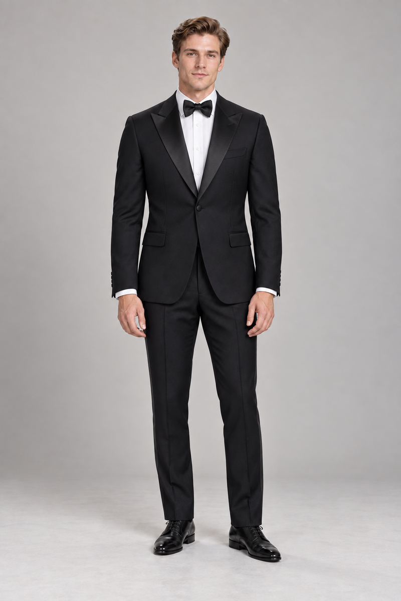 The Rockwell Black Tie Tuxedo