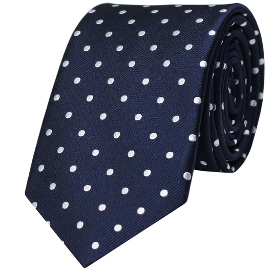 Polka Dot Silk Tie