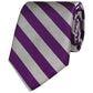 Plain Striped Silk Tie
