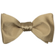 Plain Gold Silk Formalwear Bow Tie