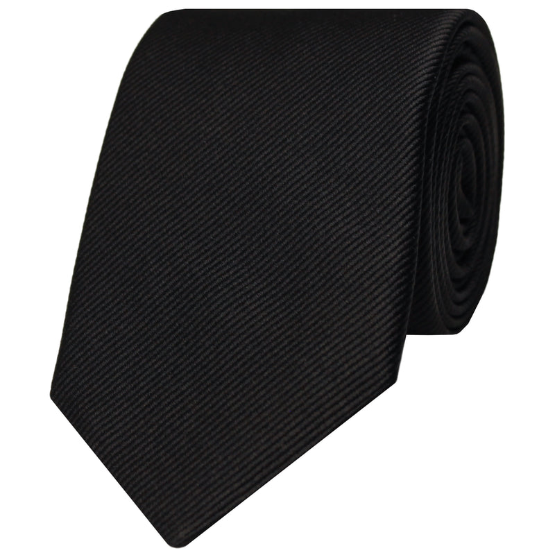 Service Dress Blue Black Silk Tie