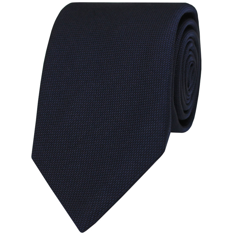 Woven Silk Cotton Blend Tie