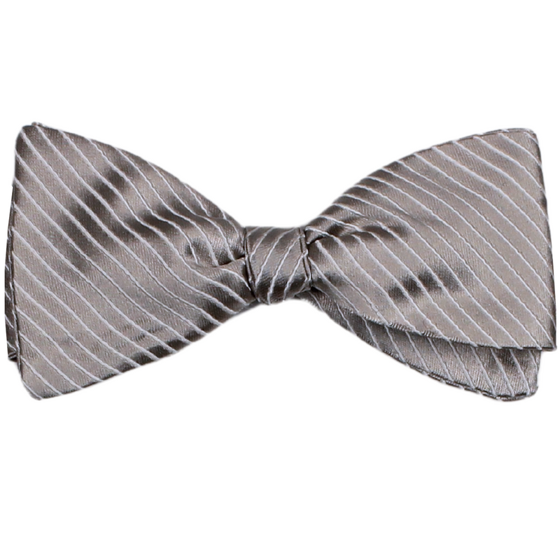 Striped Silk Formalwear Bow Tie