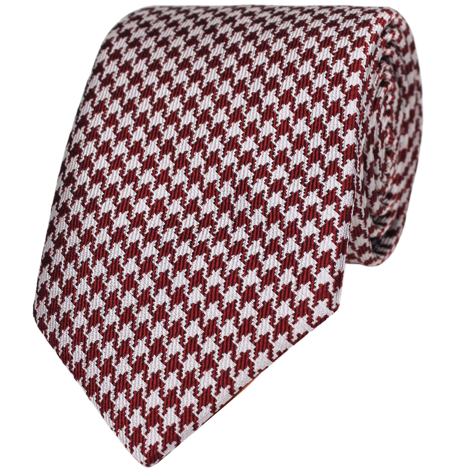 Houndstooth Silk Tie