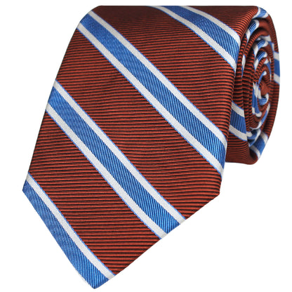 Broad Striped Silk Tie