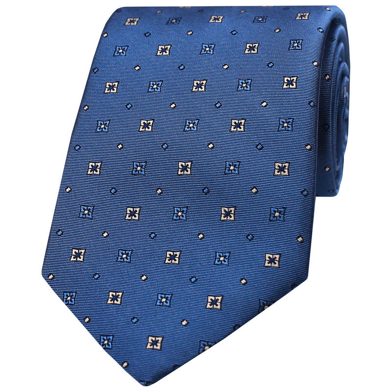 Plain Diamond Silk Tie