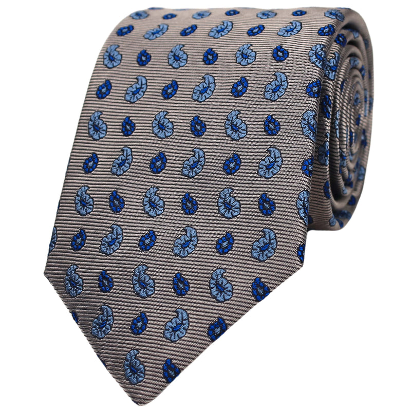 Small Paisley Silk Tie