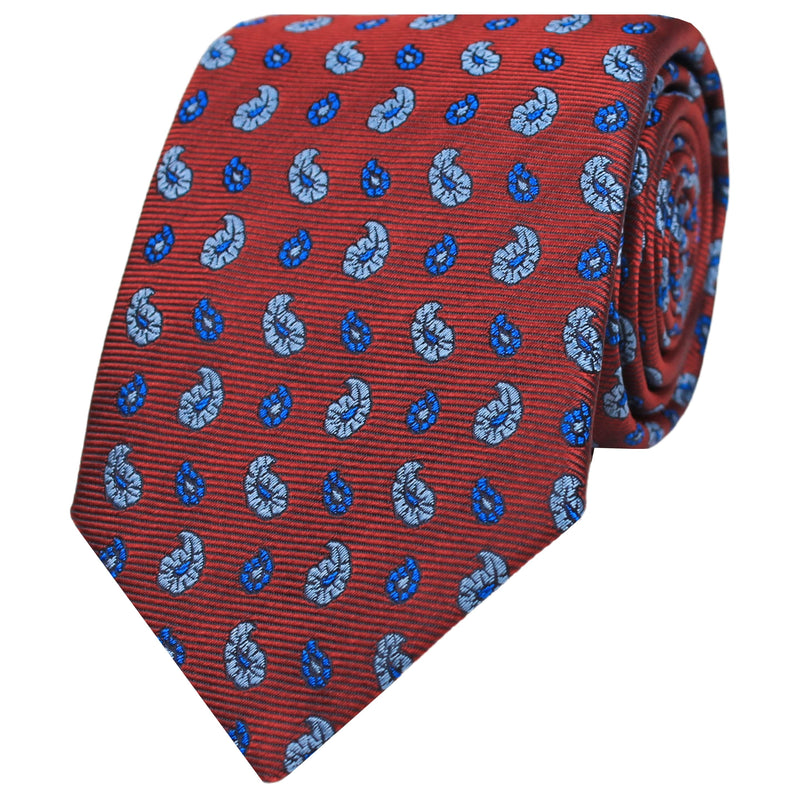 Small Paisley Silk Tie