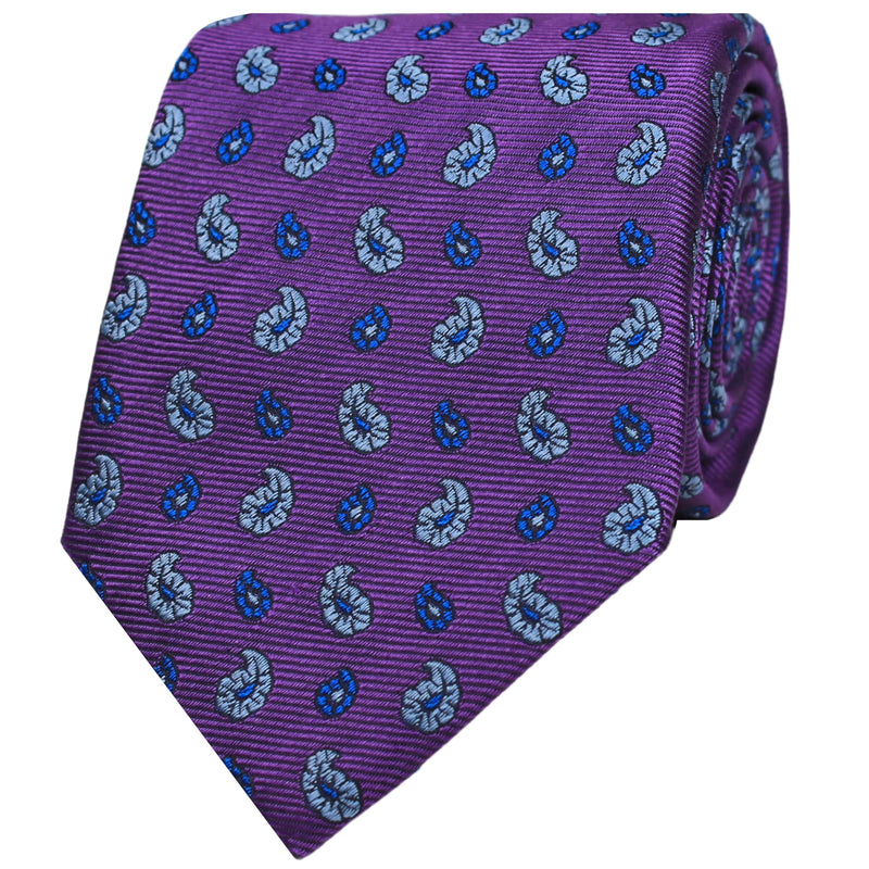 Small Paisley Silk Tie