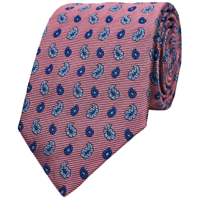 Small Paisley Silk Tie